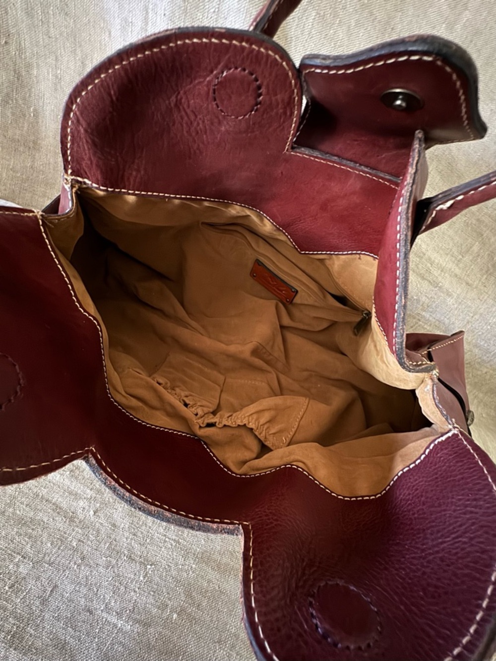 Patricia Nash Lione Leather Satchel - Picture 5 of 8